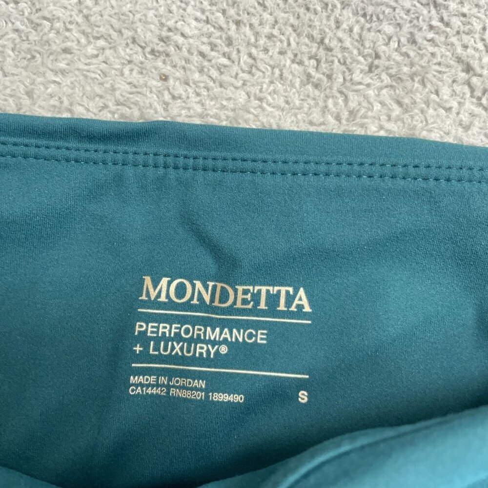 NWOT Mondetta Women's S Teal High-Waisted Performance Leggings G1781 - Picture 6 of 8